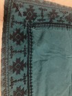 Opal House Aztec  Queen Duvet Cover and Shams Embroidered Deep Teal Blue New! — photo 5