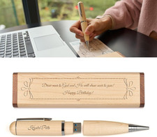 Penna in Legno Personalizzata Con Chiavetta USB, Chiavetta USB 3.0 in Legno Pers