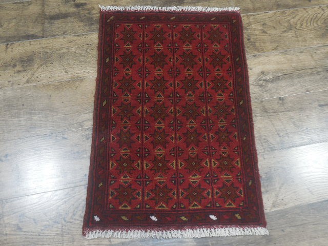 Vintage Turkish Rug,HandMade Anatolian Turkish Geometric Tribal Rug 1.6x2.3 Ft