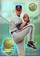 1996 Topps Stadium Club Best Performances Tom Glavine #3 NM/MT Atlanta Barves