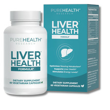 PureHealth Liver Health Detox Cleanse Milk Thistle Turmeric 60 Caps USA