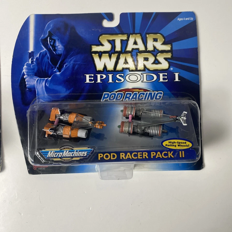 Galoob Star Wars Micro Machines : Pod Racer Packs Lote 1-2 ~ NOVO - Imagem 3 de 4