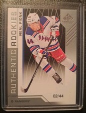 2018-19 Neal Pionk Upper Deck SP Game Used Authentic Rookies/44 True RC