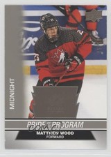 2023 Team Canada Juniors Pride of the Program Midnight 15/50 Matthew Wood 1m4