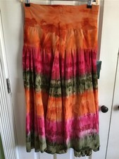 WOMEN'S BEACH COVER SKIRT DRESS CONVERTIBLE 2 WAY UP NWT SZ XL