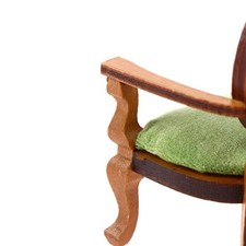 Elegant Armchair Miniature Furniture For Creative 1/12 Dollhouses Accessory