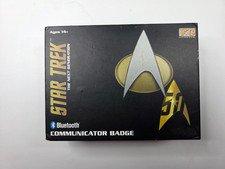 Star Trek TNG Bluetooth Communicator Badge Fametek Boxed For Parts/Repair