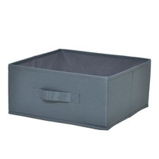 GoodHome Mixxit Dark grey Cardboard, polyester (PES) & polypropylene (PP) Storag