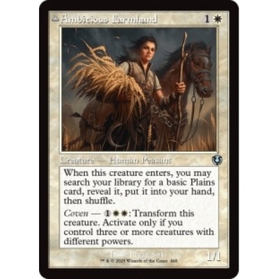 AMBITIOUS FARMHAND (RETRO FRAME) X4 Innistrad Remastered Magic MTG MINT CARD
