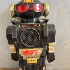1984 New Bright Magic Mike 2 II robot Made In Hong Kong Black vintage