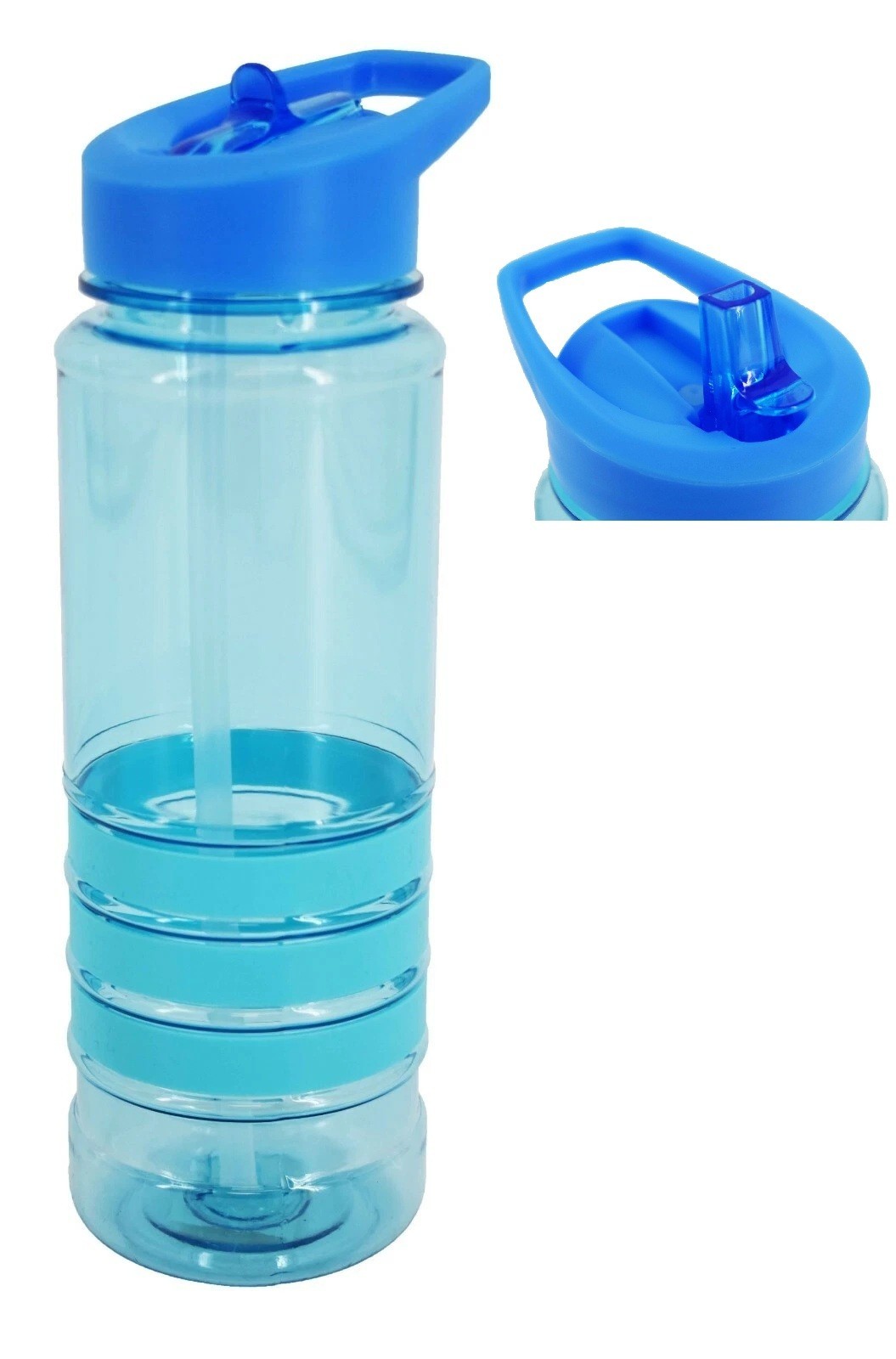 Sports Water Bottle 750ml, Light Blue High Quality.