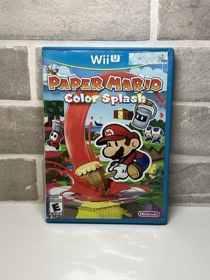 Paper Mario Color Splash  Nintendo Wii U -  Fully  Tested And Working