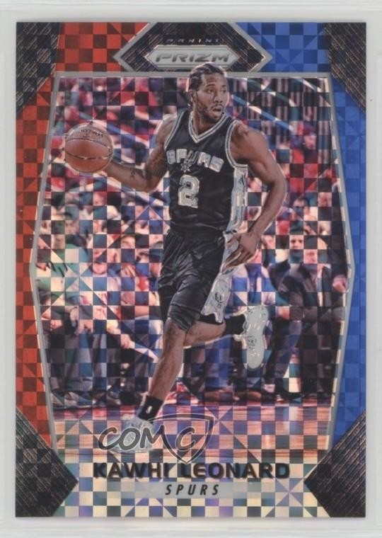 2017-18 Panini Prizm Red White & Blue Prizm Kawhi Leonard #293 18ms