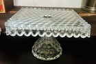 Antique Fostoria American Cake Stand W/ Rum Well 10" c.1920 — photo 6