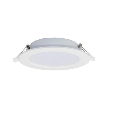 DOTLUX LED-Downlight CIRCLEflat 6W 3000K Einbauleuchte weiß rund inkl. Treiber