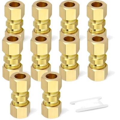 Verlässliche Messing-Kompressionsrohrverschraubungen, 8mm Rohr-Innengewinde