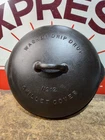 "Fully Restored" Wagner #12 Cast Iron Skillet Pan Lid Raised Letters Seasoned