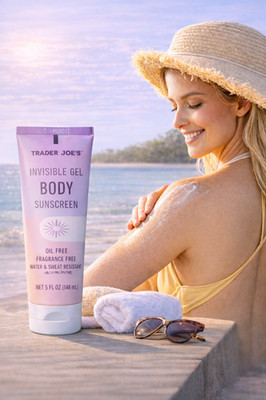 Trader Joe s Invisible Gel Body Sunscreen SPF 40 Oil-Free 5oz New