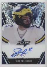 2020 Leaf Flash Portrait Blue 8/35 Shea Patterson #PA-SP1 Auto 0c6