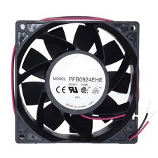 For Delta PFB0924EHE DC24V 0.42A 92 92 38mm Inverter Cooling Fan 2-Wire