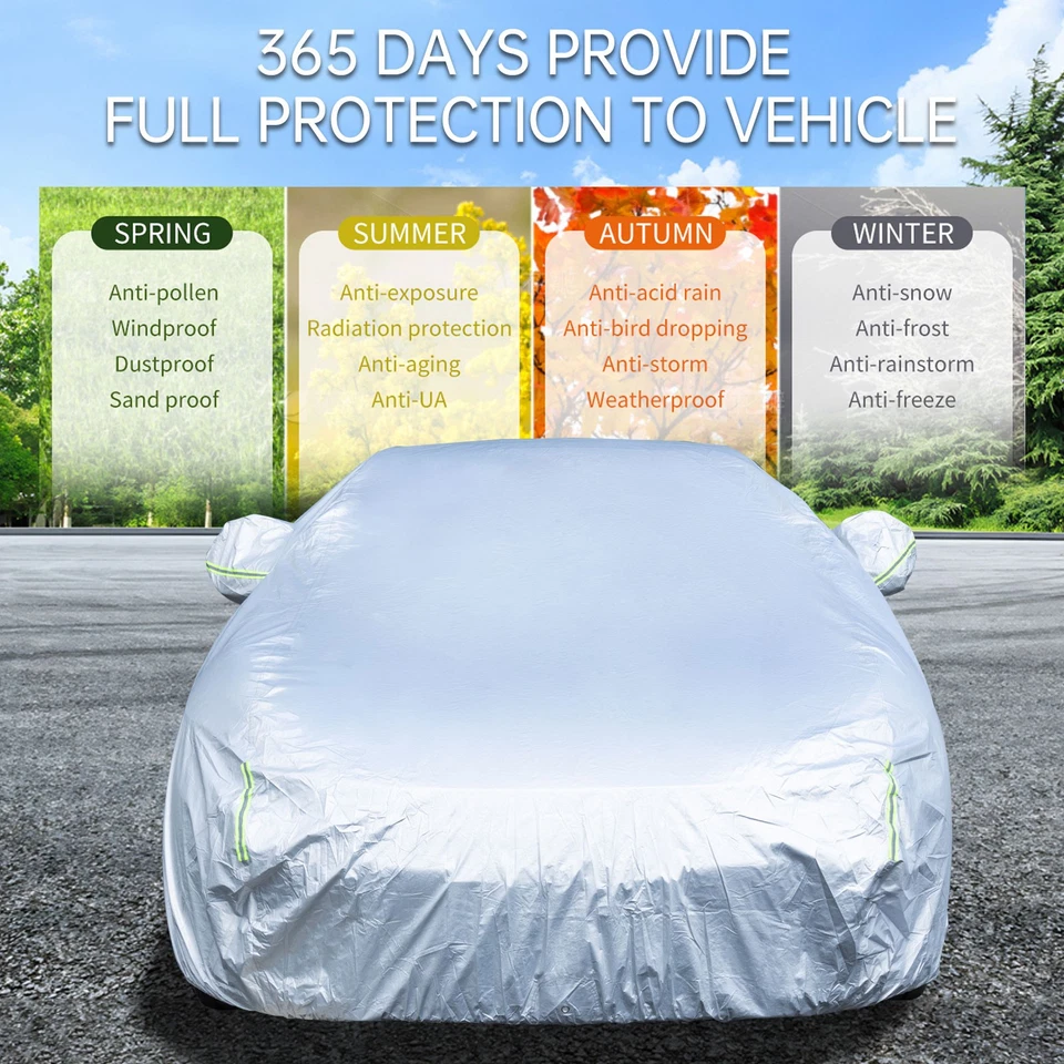 For 1974-1997 Volkswagen Golf Custom Car Cover All-Weather 100% Waterproof - Изображение 3 из 4