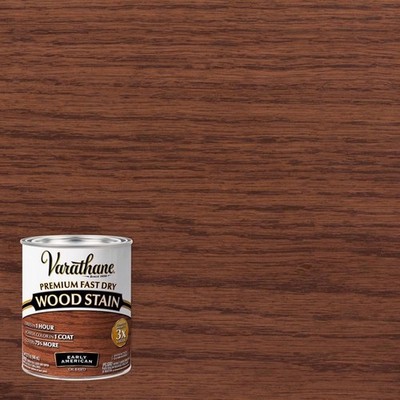 Varathane Semi-Transparent Early American Oil-Based Urethane Alkyd WoodStain 1qt