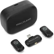 Hollyland Lark A1 Duo Digital Wireless Microphone System - Space Gray
