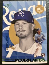 2022 Topps Gallery Modern Artists Green 57/250 - Bobby Witt Jr. - ROOKIE