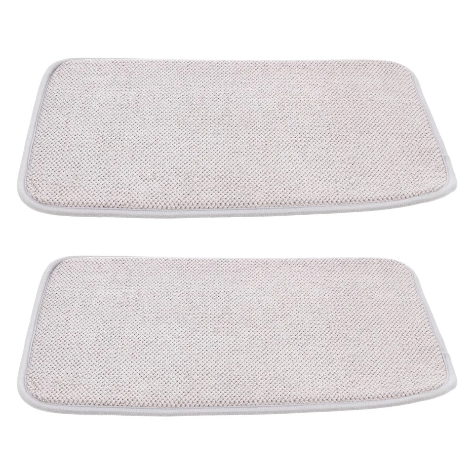  2 Pcs Unterlage Küche Küchentrockenmatten Küchenmatte Küchenzubehör