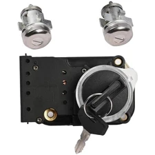 Key Cylinder Ignition Switch Easy Installation Plastic And Metal Construction