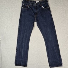 Levi's 517 Men Jeans 30X34 Blue Denim Dress Pants Bootcut 33" Inseam