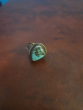 Vintage Native American Turquoise Ring Sterling Silver Size 5
