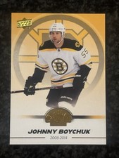 Johnny Boychuk BASE GOLD 2023-24 UD Boston Bruins Centennial #95 Boston Bruins