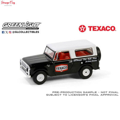 Greenlight 1/64 Texaco Special Edition 1963 International Harvester Scout