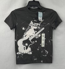 Cat Jack Unisex S 6-7 Gray T-Shirt New NWT