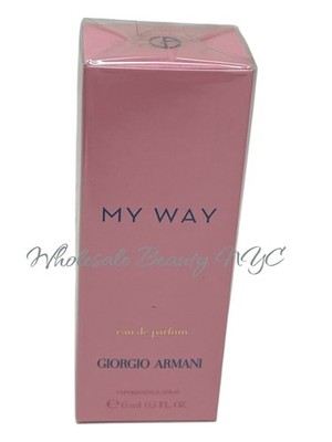 Giorgio Armani My Way Eau de Parfum Spray for Women 0.50 Oz/15 ml New in Box