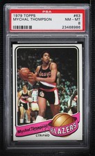1979-80 Topps Mychal Thompson #63 PSA 8 1c7