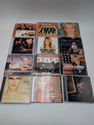 NSYNC Y2K  Pop CD Pink, Usher, Aaron Carter  Brittany Spears 200p Music Lot 