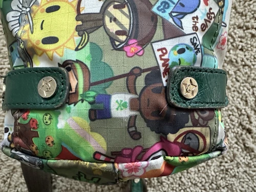 Tokidoki LeSportsac Crossbody Bag Eco Mondo Save The Planet Save Whales Rare - Picture 16 of 21