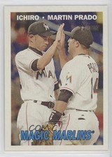 2016 Topps Heritage High Number Combo Cards Ichiro Suzuki Martin Prado HOF c7w