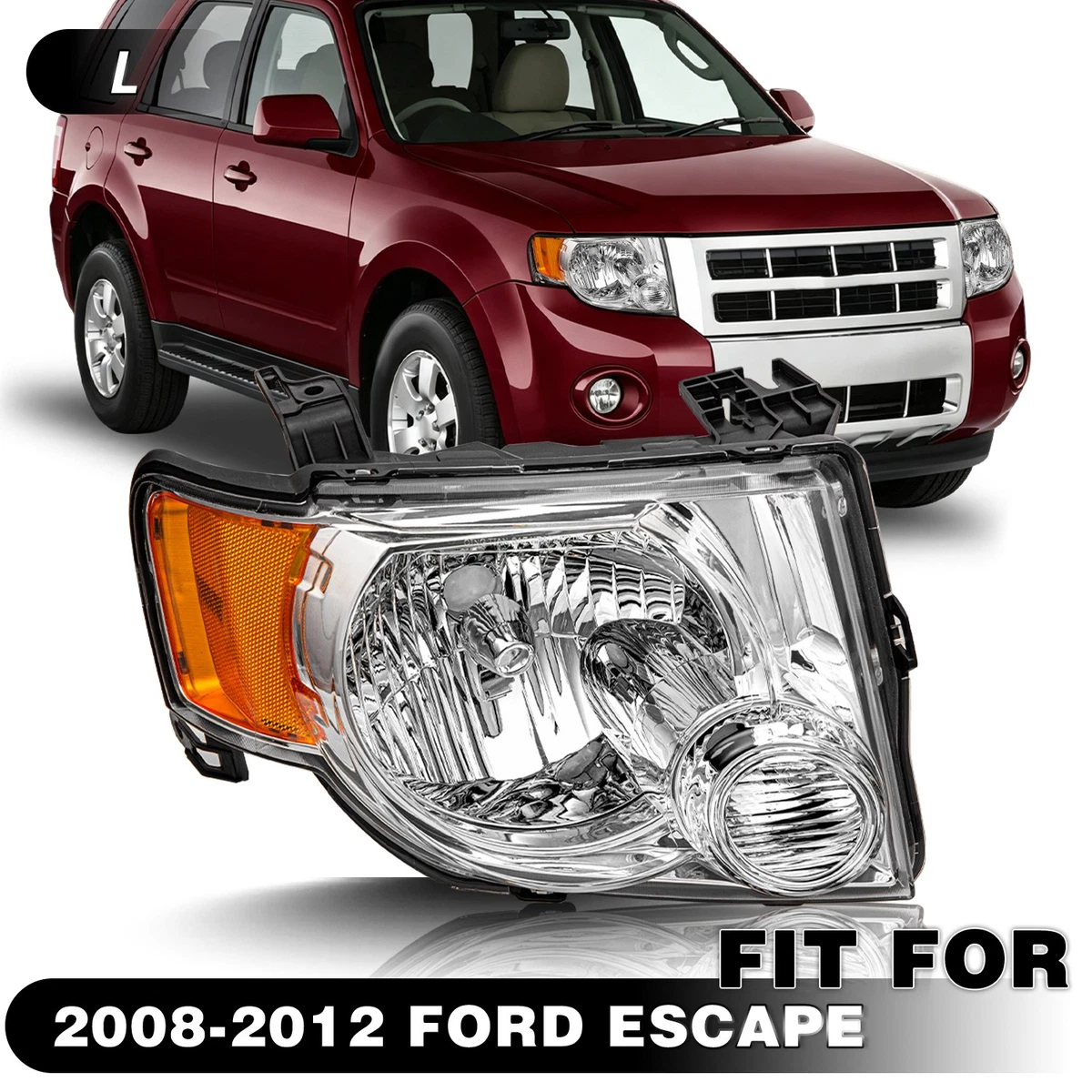 Headlights for 2009 Ford Escape for sale | eBay