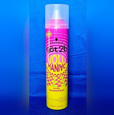 got2be Schwarzkopf Volumaniac Bodify Hairspray Insane Volume Extreme Hold 9.1oz