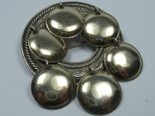 Brosche Silber 830 Nils Martin Elvik Norwegen Wikinger Trachtenschmuck