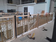 Cnc Metal Stair Spindles Railings Balustrade Steel Iron Picket Panel Bracket