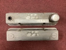 Pair Mickey Thompson Mt Aluminum Valve Covers 327 350 Chevy