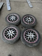 Opel Corsa D 1 Satz Alufelgen KBA48174 Platin Reifen schlecht 185/60R15