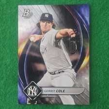 Topps 2022 Bowman Platinum Gerrit Cole New York Yankees Base Set #62