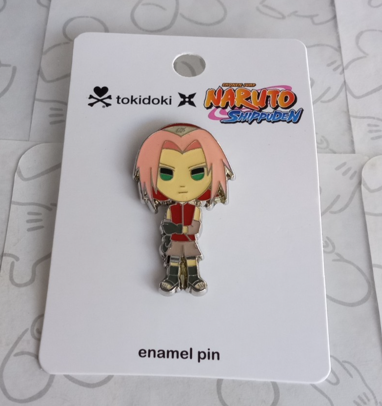 Naruto Shippuden Sakura Haruno Tokidoki Shonen Jump Enamel Lapel