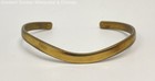Sergio Lub & Sausalito Brass Blue Enamel Inlay & Wavy Cuff Bracelets 32.5g — photo 4