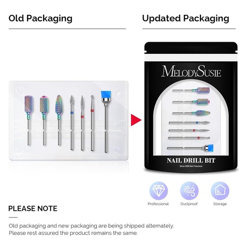 7-teiliges Hartmetall Nagel Bohrer Set für professionelle Qualität Pflege - Bild 5 von 9